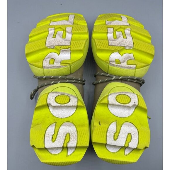 Sorel Kinetic Impact Lace Sneakers Sz 10 Womens Mesh Athletic‎ Shoes Gray Yellow - Picture 8 of 8